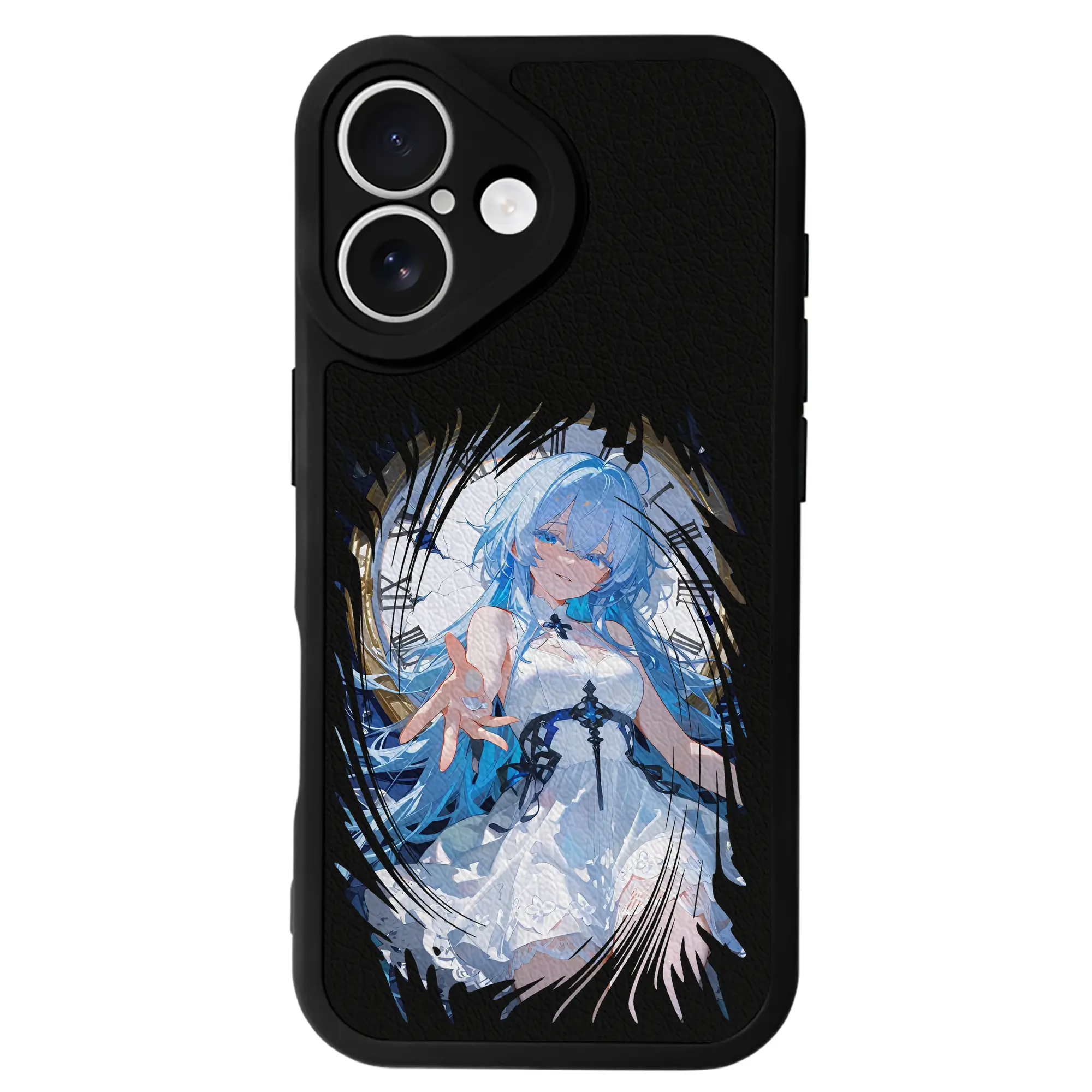 鳴潮 グッズ ショアキーパー - IPhone 16シリーズ対応 ・ シリコンスマホケース ・ レザー調 ・ 高精度フィット ・ 耐衝撃 ・ ワイヤレス充電対応 ・ 精密カット